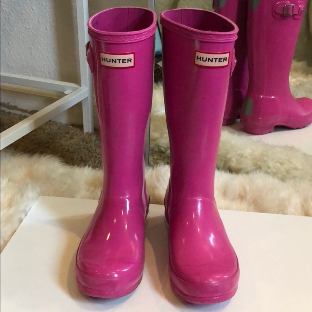 Pink Hunter Rain Boots